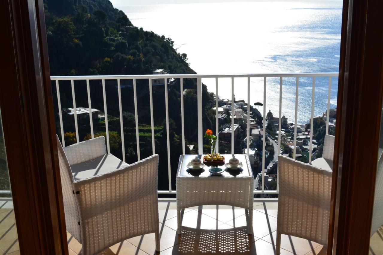 Casa Rossia Breathtaking Sea View Apartment In Positano Zewnętrze zdjęcie