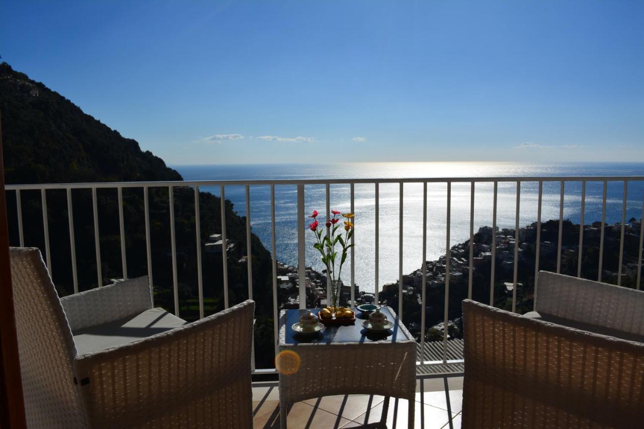 Casa Rossia Breathtaking Sea View Apartment In Positano Zewnętrze zdjęcie