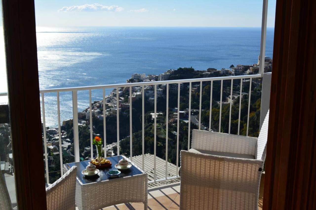 Casa Rossia Breathtaking Sea View Apartment In Positano Zewnętrze zdjęcie