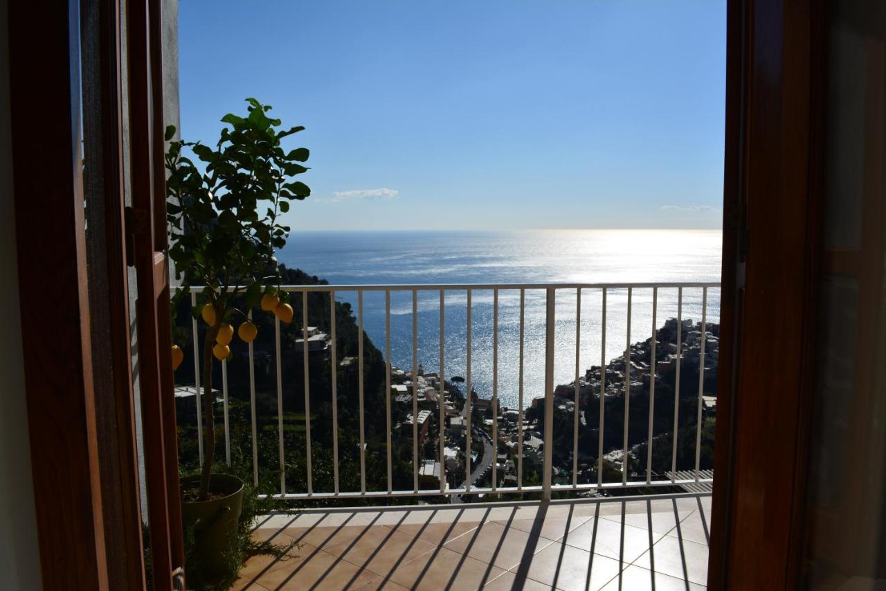 Casa Rossia Breathtaking Sea View Apartment In Positano Zewnętrze zdjęcie